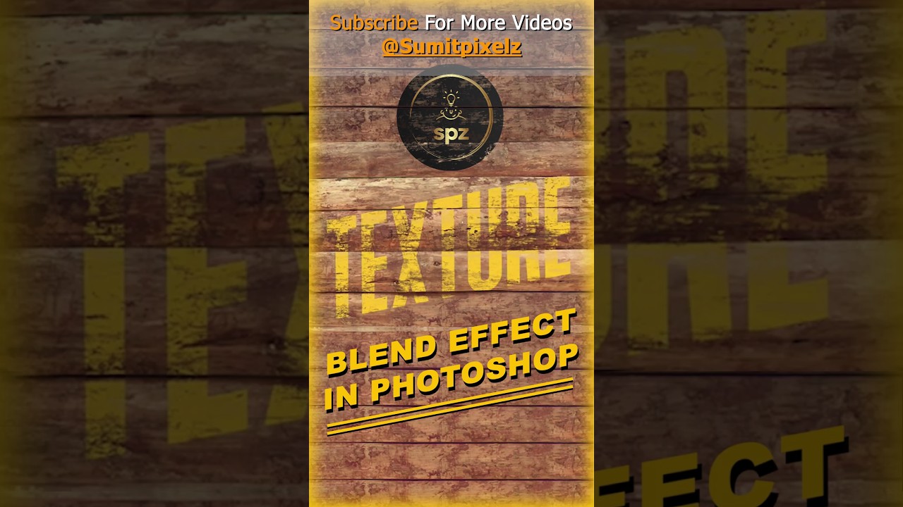 How to Create a Realistic Texture Blend Effect in Photoshop |  