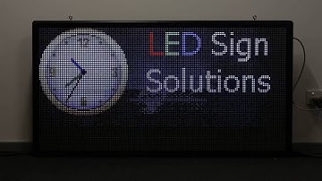 Programmable LED sign 122cm by 60cm P7.62 Indoor