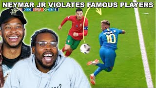 Americans React to Neymar Jr Epic Moments That Destroyed Famous Players