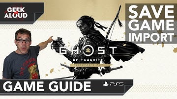 How to import your Ghost Of Tsushima save on the PlayStation 5 Director