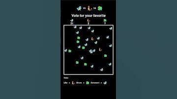 Round 102 POKE. Vote in comment. #asmr #animated #rockpaperscissors #adhd #simulation #satisfying