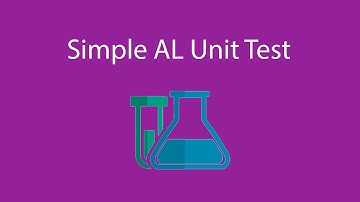Simple Unit Test in AL (Business Central)