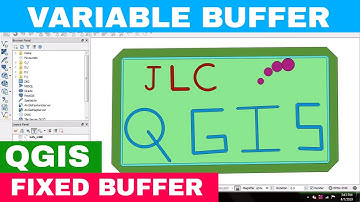[QGIS] VARIABLE DISTANCE BUFFER | FIXED DISTANCE BUFFER IN QGIS | POINT | LINE | POLYGON