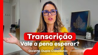 Transcrição Da Certidão Italiana No Comune. Quanto Tempo Leva?