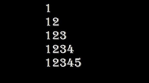 C++ Program to Display Half Pyramid Using Numbers