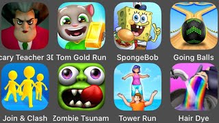 Tom Gold Run,Scary Teacher 3D,Zombie Tsunami,Going Balls,Join & Clash,Spongebob Krusty,Tower Run screenshot 5