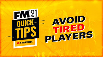 AVOID Playing TIRED Players | FM21 Quick Tips