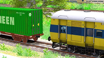 ICF MEMU COUPLING SHIP CONTAINER | BUMPY RAILROAD | RAILWORKS | TRAIN SIMULATOR 2022 | RAILROAD