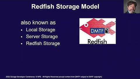 SDC2020: Redfish Ecosystem for Storage