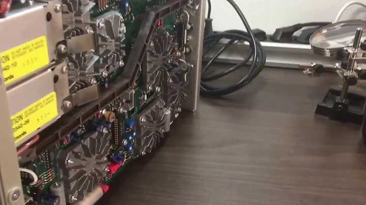 Tektronix 2467B U800 failure and repair