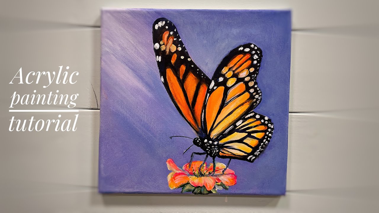 How To Paint A Butterfly {Easy Beginner Step-By-Step Tutorial}