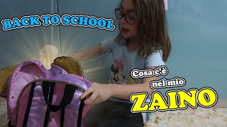 BACK TO SCHOOL | Cosa c'è nel mio Zaino? -  il mondo di Lara