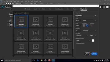 How to Open the New Photoshop 2017 and Start a New Project