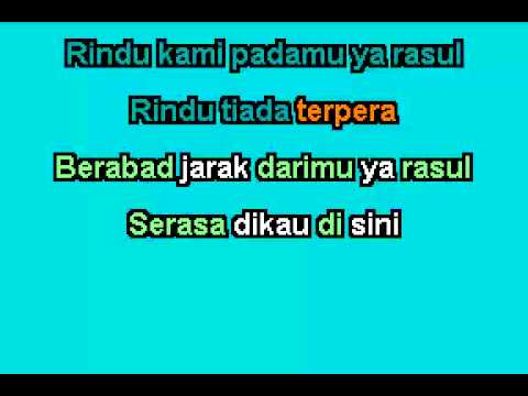 Rindu kami padamu  - Bimbo (Karaoke)