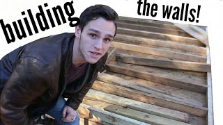 Building a Shed on a Budget (part 3 framing the walls)