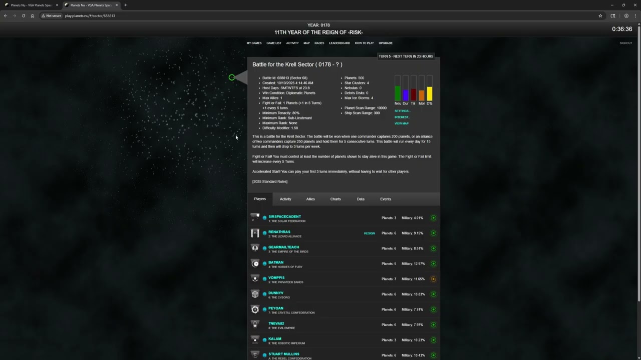 Planets Nu - The old Map and why it's cool!