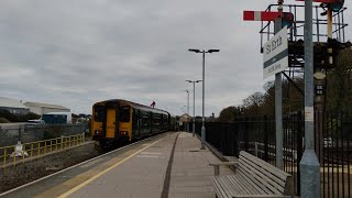 British Rail Class 150 #52202\/#57239 leaving St Erth
