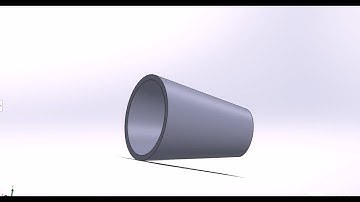 How to design a Frustum (Bucket model) using SOLIDWORKS