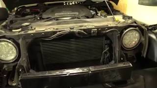 HOW TO INSTALL REPLACE OR UPGRADE YOUR JEEP WRANGLER JK RADIATOR - YouTube