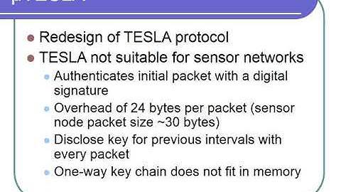 SPINS Security Protocols for Sensor Networks