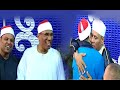 امس طوخ الاقلام اثناء وصول قرآء الاذاعة ومقدميها ومبتهليها هناك