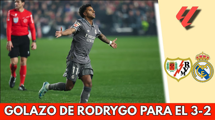 GOLAZO DE RODRYGO para completar LA REMONTADA del REAL MADRID 3-2 vs RAYO VALLECANO | La Liga