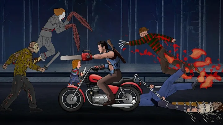 Ash Williams vs Jason Voorhees, Michael Myers, Freddy Krueger, Leatherface, Chucky - Dc2 Animation