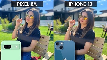 Google pixel 8A vs iPhone 13 *Camera Comparison* ⚡ Best Camera Phone Under 40000?