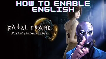 How to enable English language in Fatal Frame: Mask of the Lunar Eclipse PS4/PS5 Tutorial