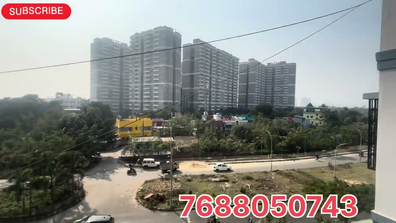 South & East 2Side open 🔥 4th floor 1480 SQF Near Newtown school Near DB market Newtown Kolkata 