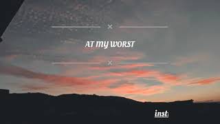 Pink_Sweat$_-_At my worst (Instrumental Cover with Lyrics)