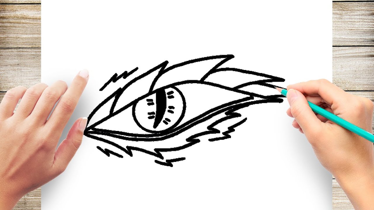 Drawing Dragon Eye Step By Step - Image Collections