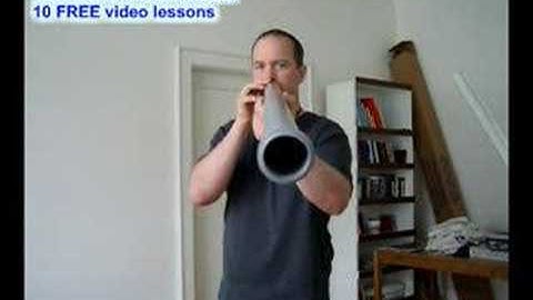 How to play Didgeridoo, lesson one