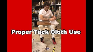 How to Properly Use a Tack Cloth- Warsaw, Syracuse, Columbia City, Leesburg and Goshen Indiana