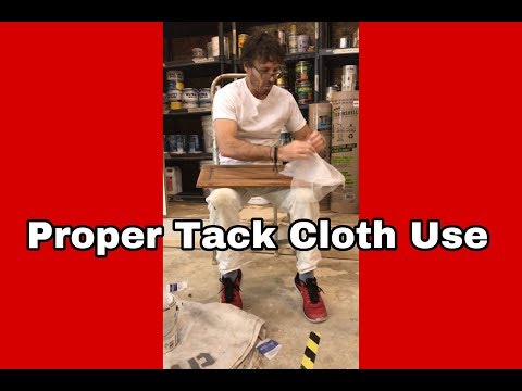 How to Properly Use a Tack Cloth- Warsaw, Syracuse, Columbia City, Leesburg and Goshen Indiana