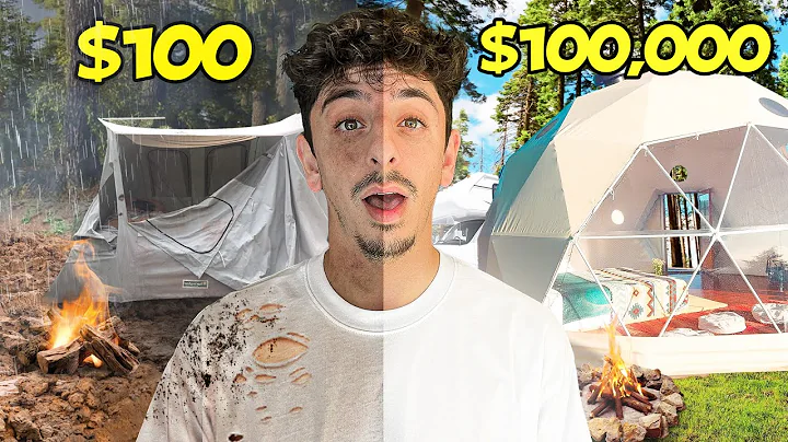 I Survived $100 VS $100,000 Ultimate Camping Trip!