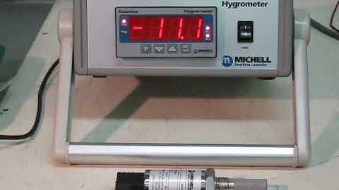 MICHELL Instruments Easidew Online Bench ED online dew point meter　動作確認