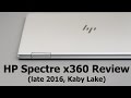 HP Spectre x360 Review (late 2016, Kaby Lake)