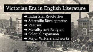 Victorian Era in English Literature | Major Writers and works | Explained in Urdu-Hindi 
