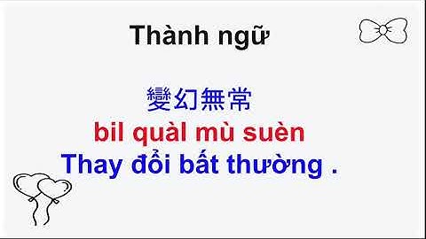 Thông thả học tiếng Quảng Đông 453: Cuộc đời thay đổi bất thường thường. Chúng ta phải kiên cường..