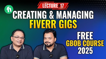 Creating Fiverr Gig | GBOB Course Lecture#17 |Guest Posting Full Course by Shahzad Ahmad Mirza