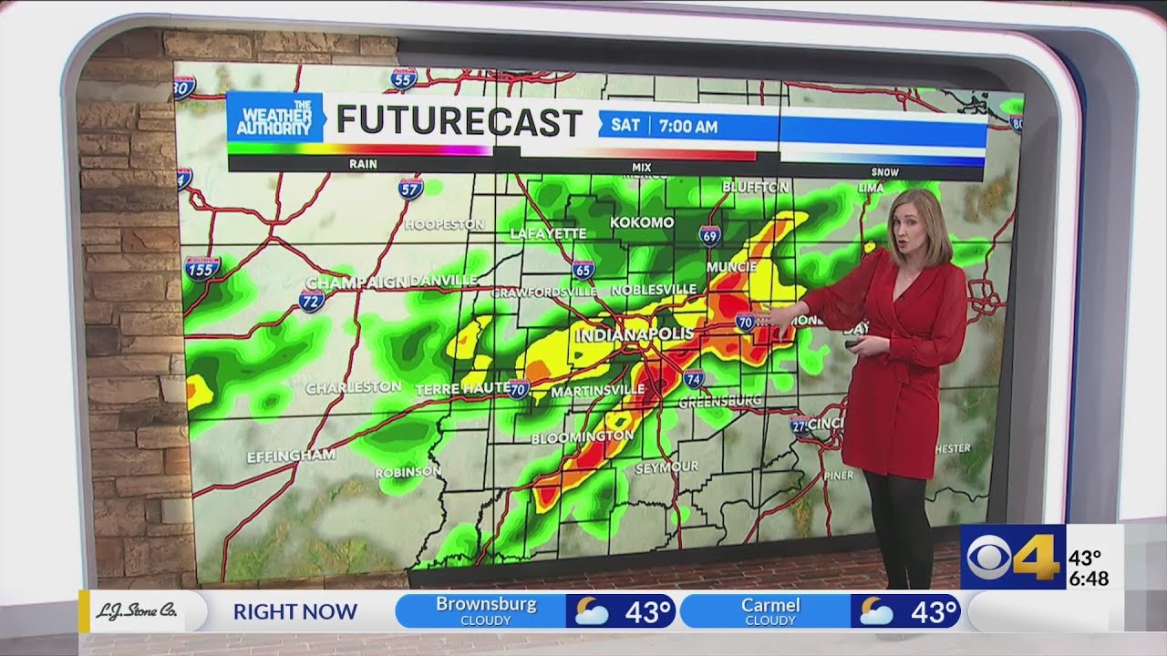 Breezy and warmer; rain for Easter weekend - YouTube