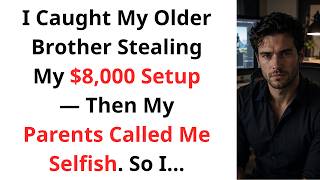I Caught My Older Brother Stealing My $8,000 Setup — Then My Parents Called Me Selfish. So I...
