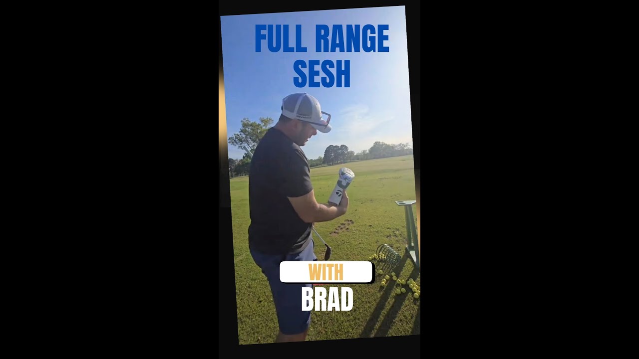 Full Range Sesh With Brad - The Juju Swing™️ #golf #thejujuswing #drivingrange