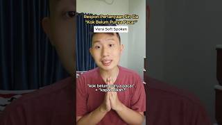 Respon pertanyaan Imlek (Sin Cia) #cny #imlek #chinesenewyear #tahunbaruimlek #sincia #softspoken