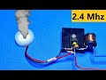 How To Make A Simple Ultrasonic Humidifier Using A Single Transistor / 2.4 mhz