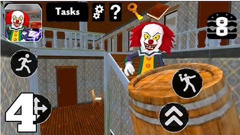 Clown Neighbor Escape part-4 #clown #clownneighbour #clownneighbourescape #escapegames #walkthrough