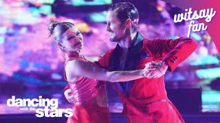 Olivia Jade and Val Chmerkovskiy Tango (Week 3) | Dancing With The Stars