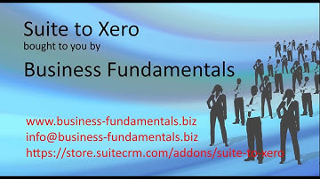 SuiteCRM to Xero Connector Installation