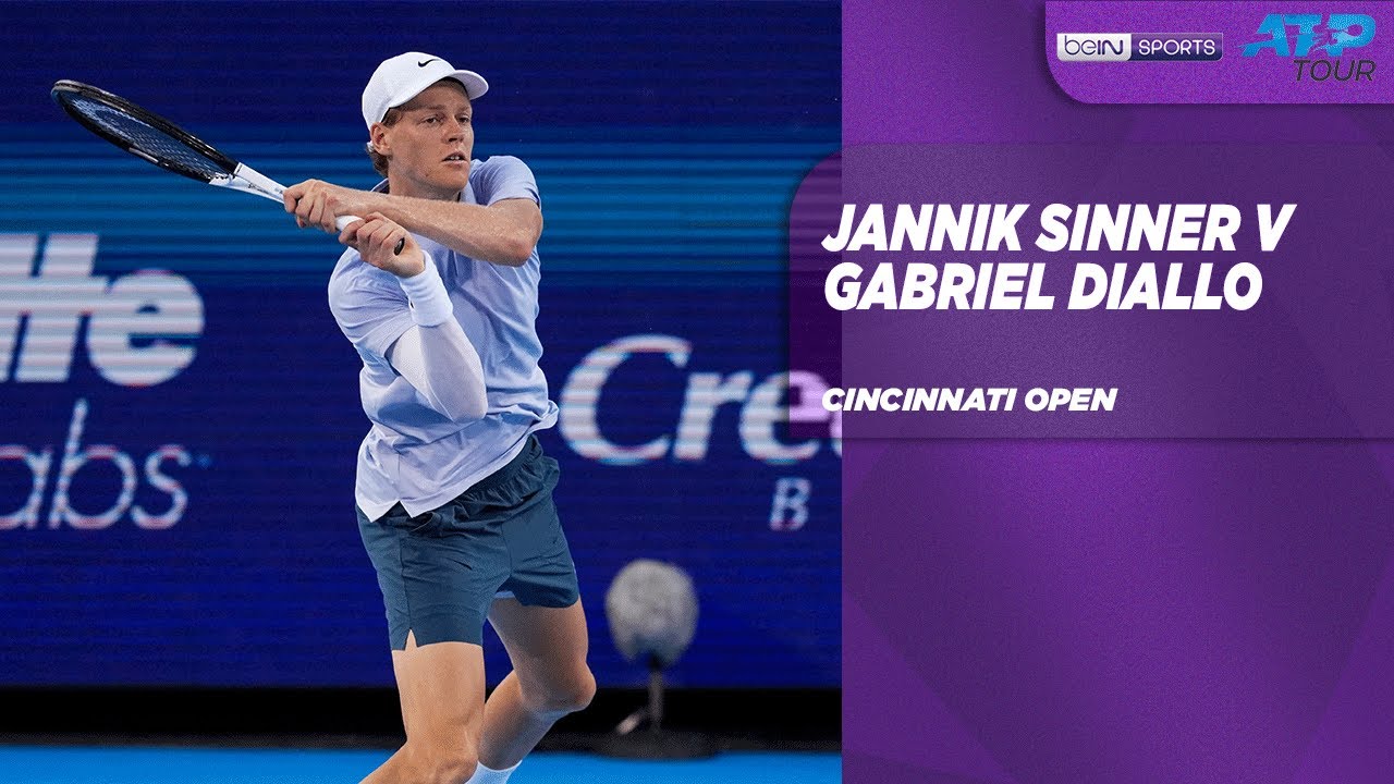 Jannik Sinner v Gabriel Diallo Cincinnati Open Match Highlights